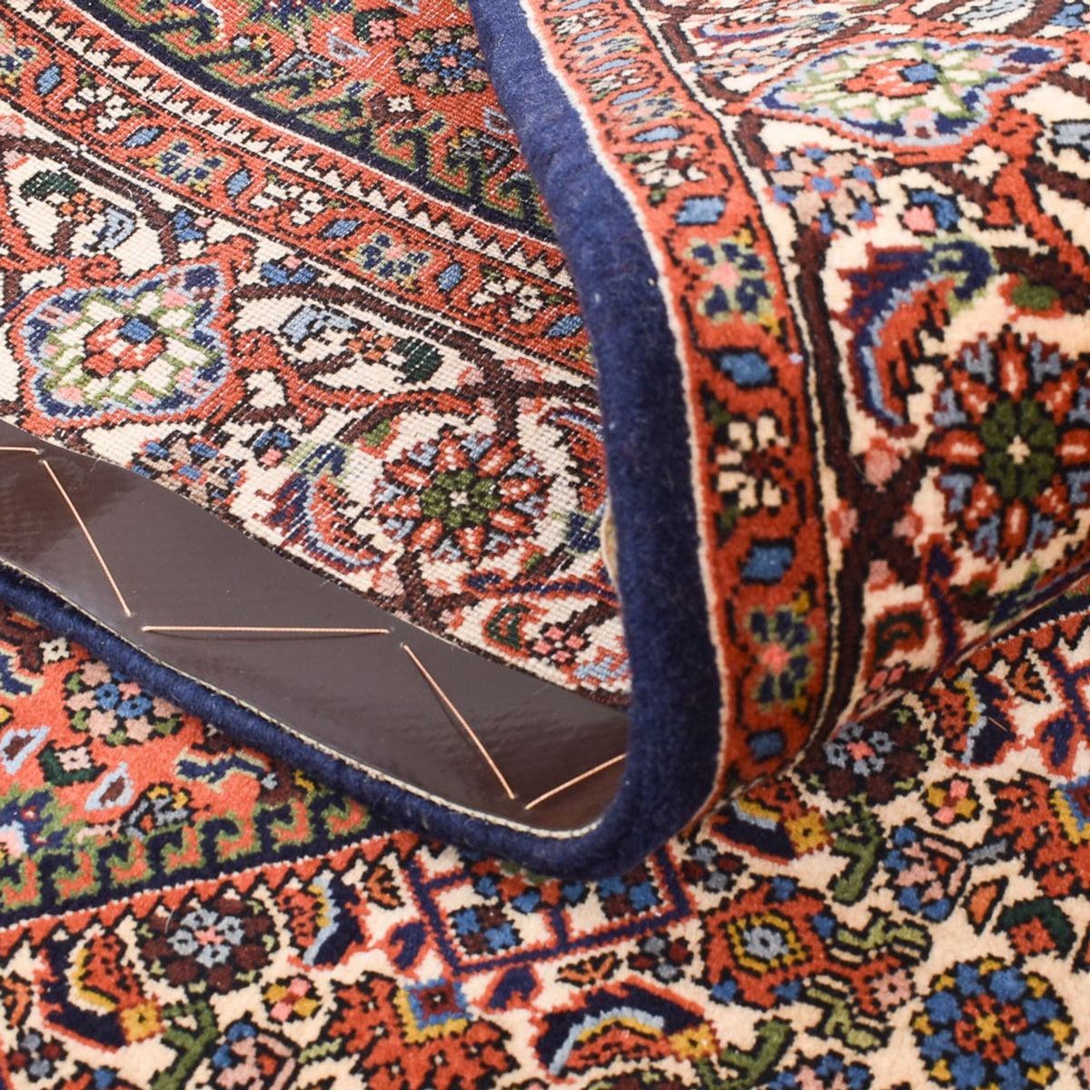 Persisk tæppe - Bijar - 163 x 110 cm - rust