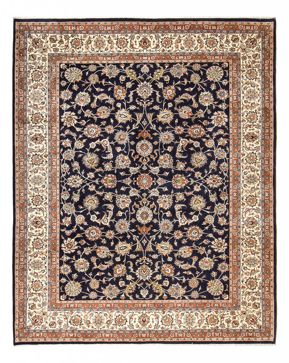 Persisk tæppe - Classic - Royal - 385 x 300 cm - mørkeblå