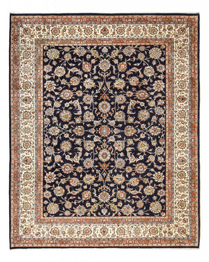 Persisk tæppe - Classic - Royal - 385 x 300 cm - mørkeblå