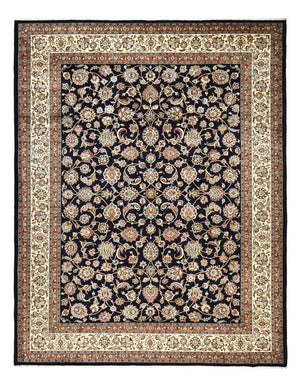 Persisk tæppe - Classic - Royal - 392 x 302 cm - mørkeblå