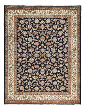 Persisk tæppe - Classic - Royal - 393 x 302 cm - mørkeblå
