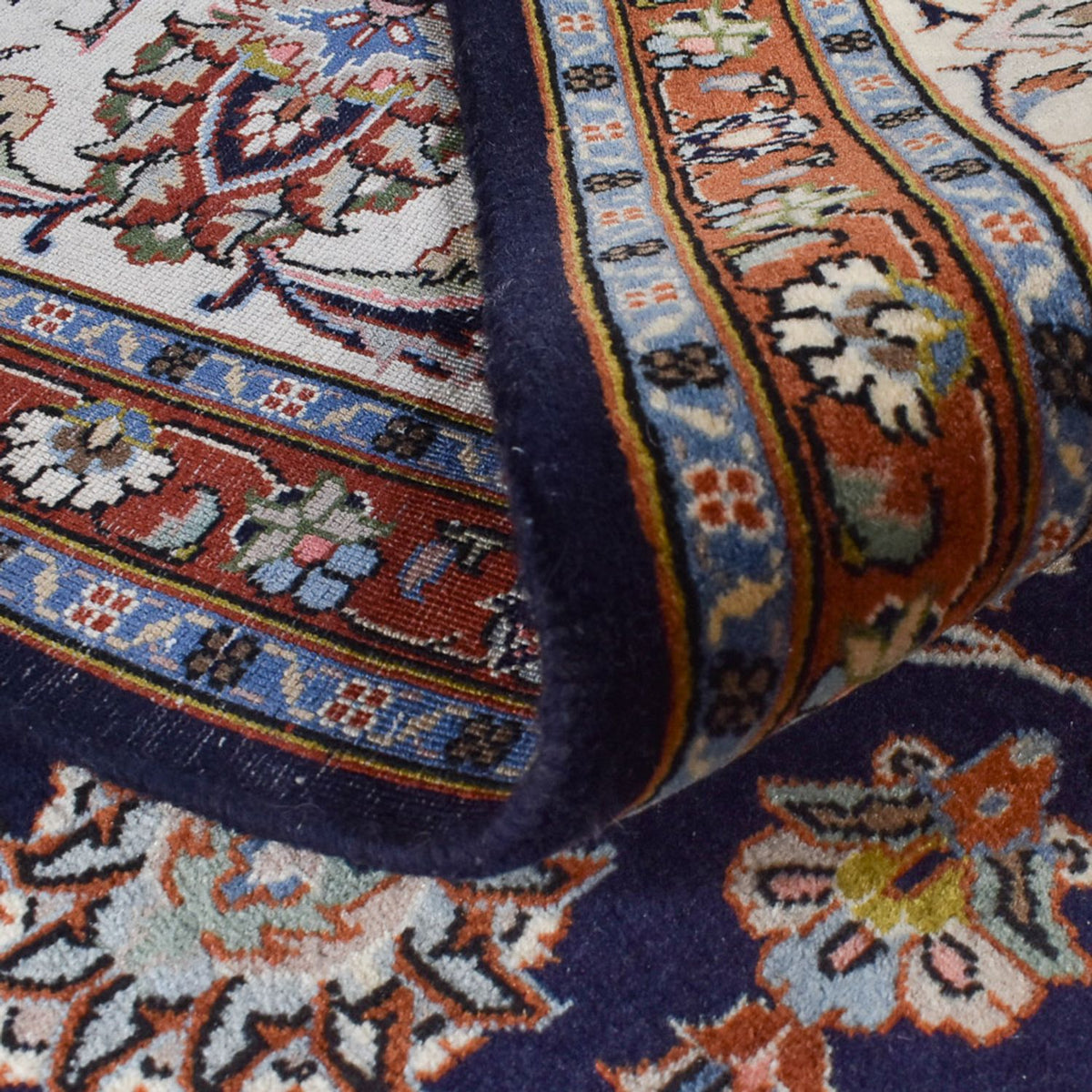 Persisk tæppe - Classic - Royal - 345 x 252 cm - mørkeblå