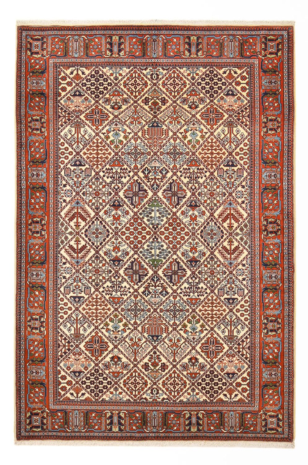 Persisk tæppe - Nomadisk - 252 x 170 cm - mørk beige