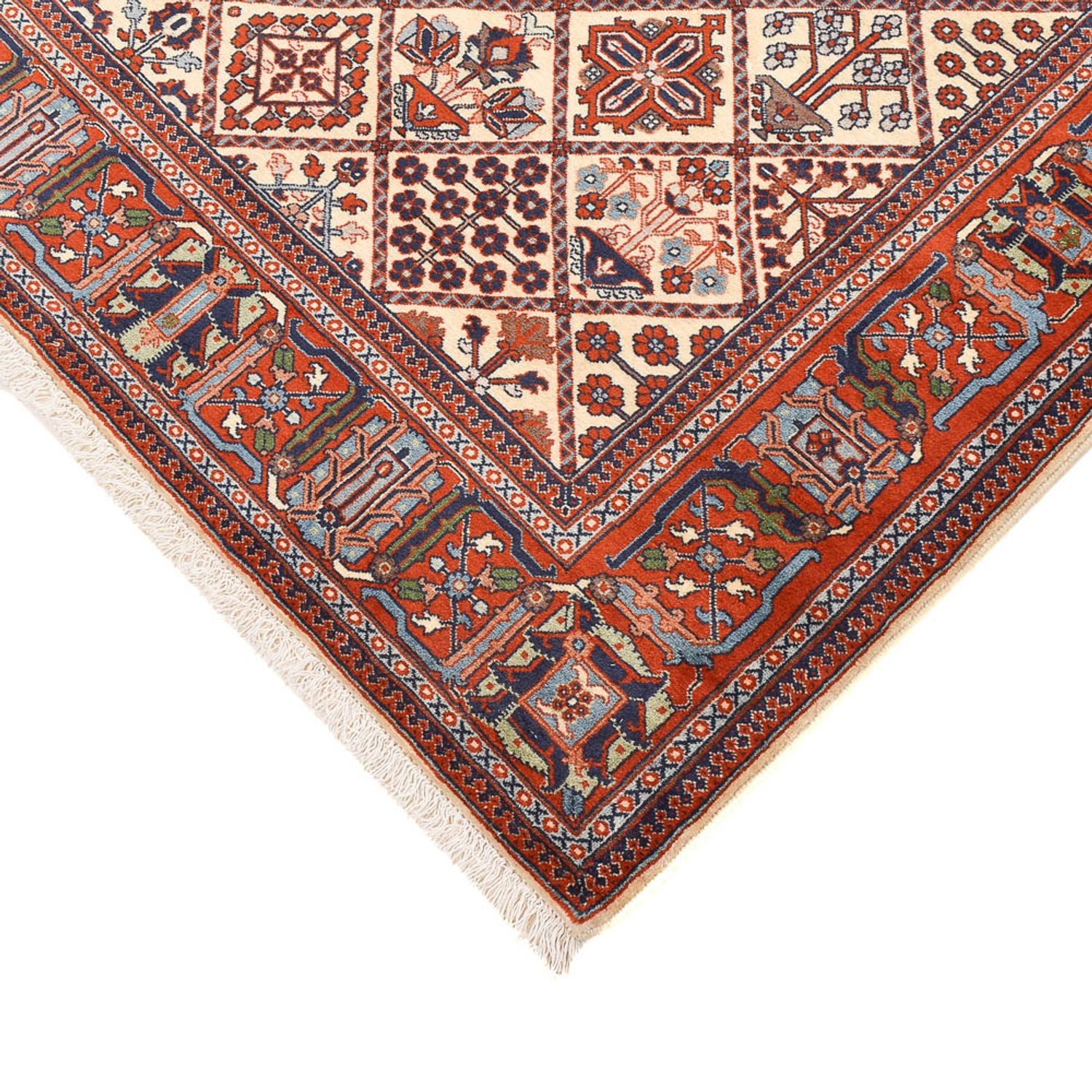 Persisk tæppe - Nomadisk - 252 x 170 cm - mørk beige