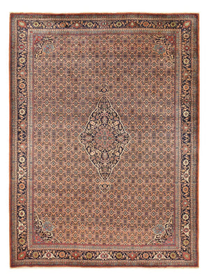 Persisk tæppe - Bijar - 398 x 302 cm - mørk beige
