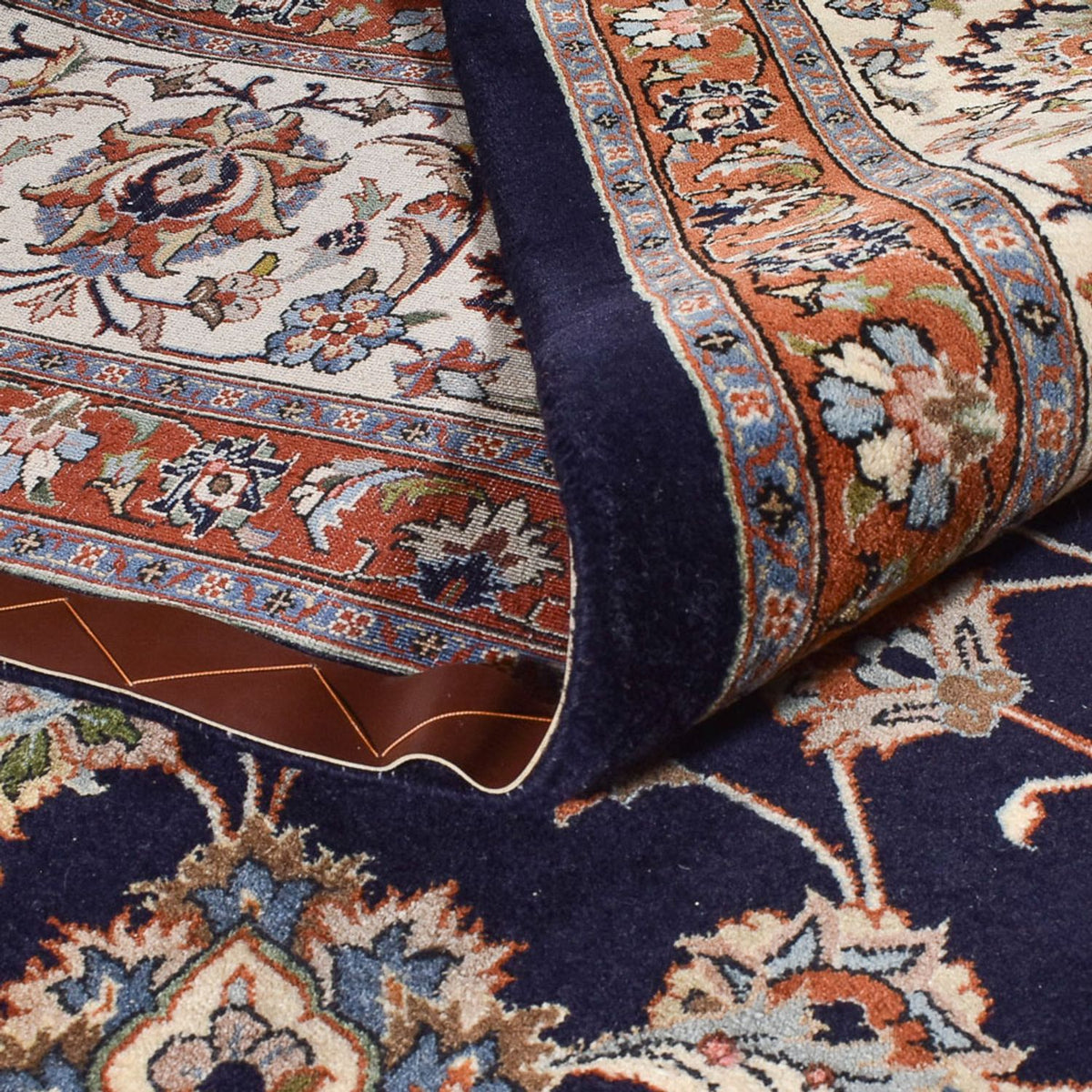 Persisk tæppe - Classic - Royal - 398 x 298 cm - mørkeblå