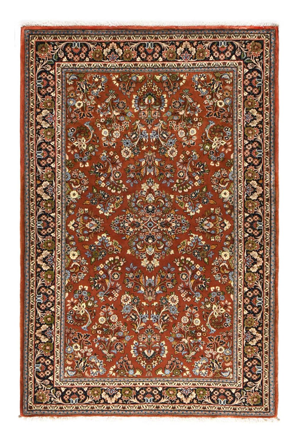 Persisk tæppe - Classic - 207 x 138 cm - mørkerød
