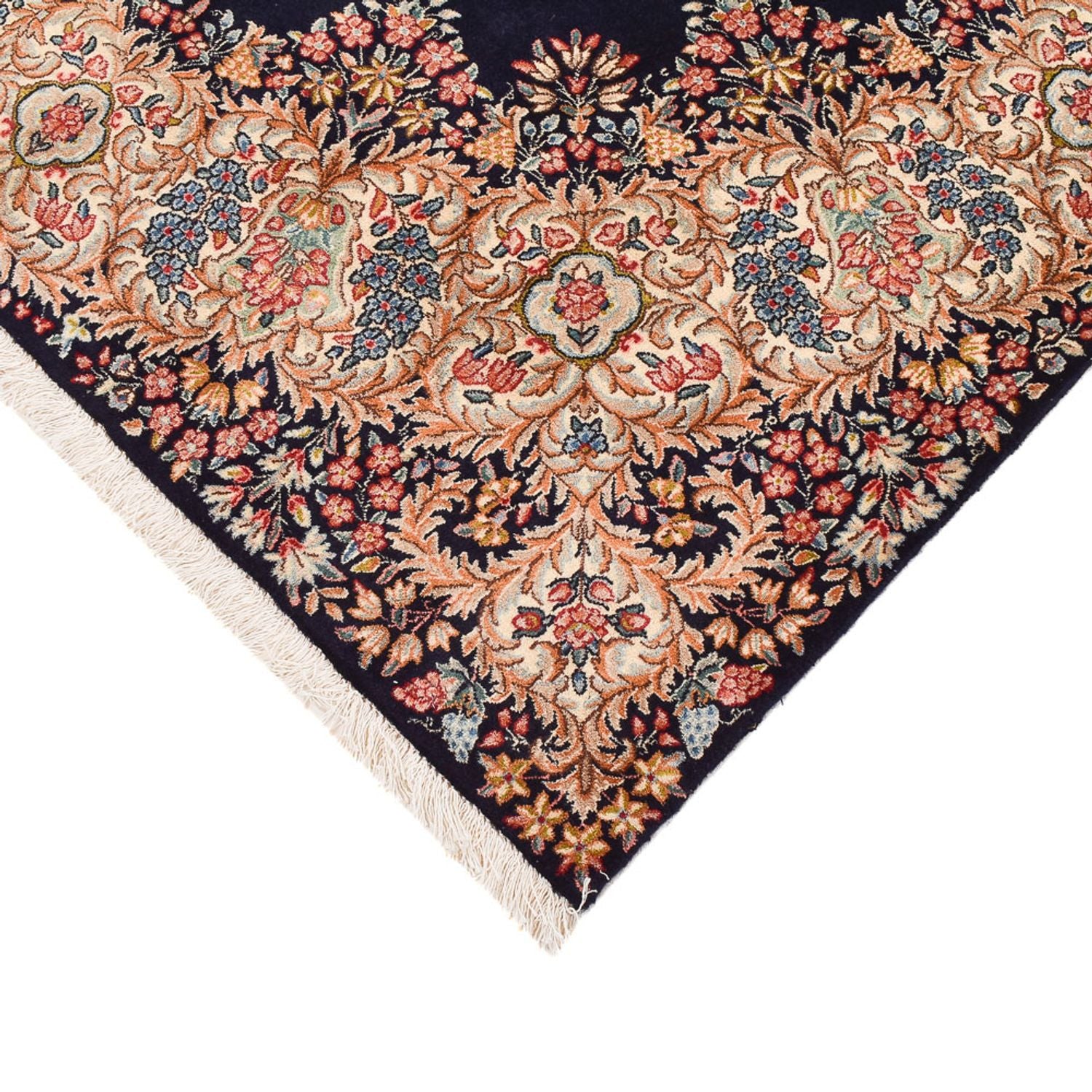 Persisk tæppe - Royal - 236 x 153 cm - mørkeblå