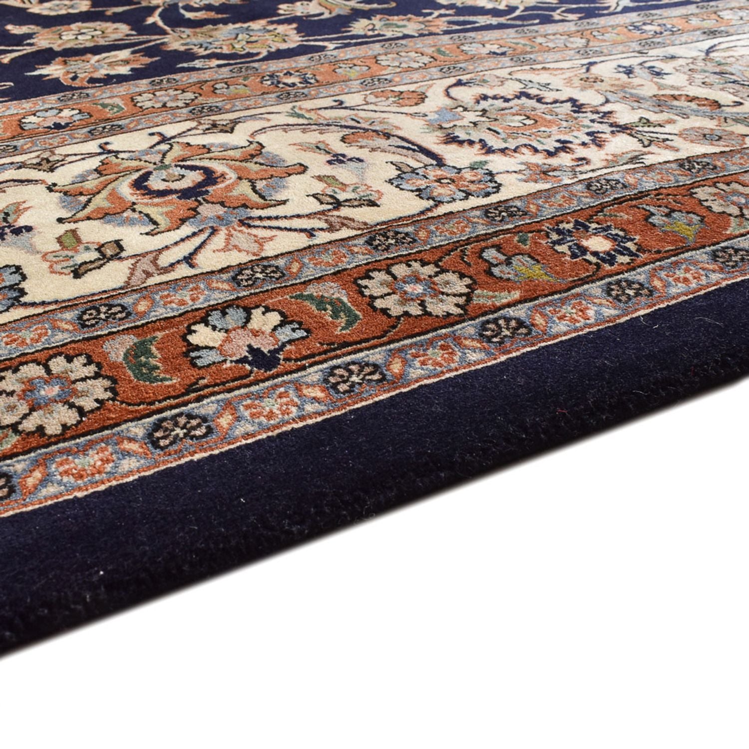 Persisk tæppe - Classic - Royal - 394 x 298 cm - mørkeblå