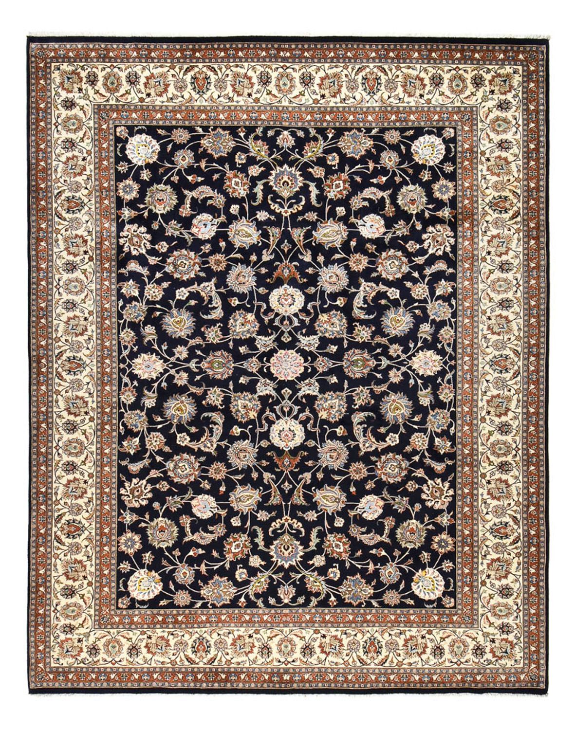 Persisk tæppe - Classic - Royal - 390 x 301 cm - mørkeblå