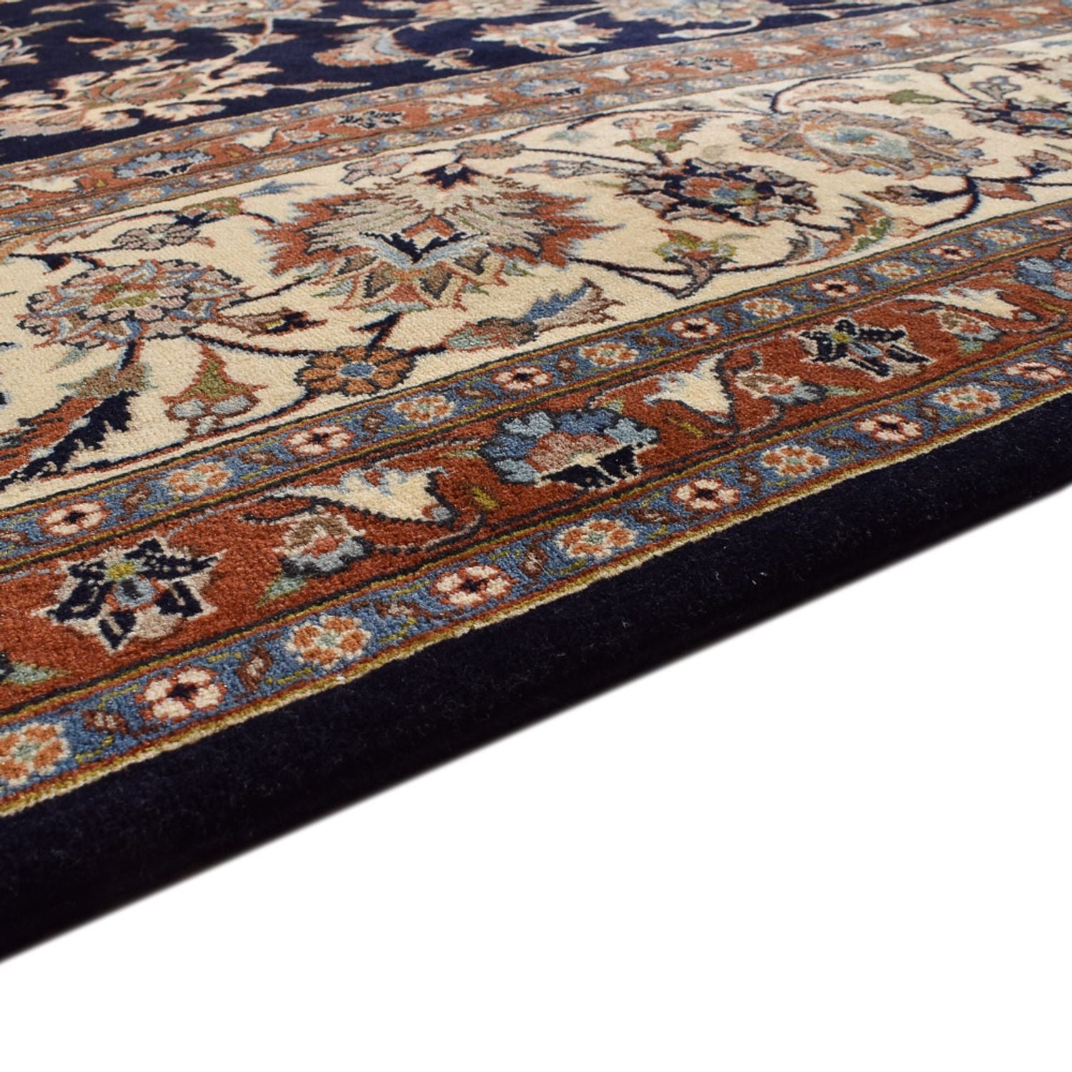 Persisk tæppe - Classic - Royal - 390 x 301 cm - mørkeblå