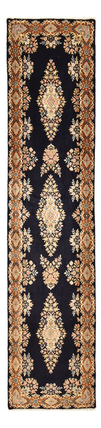 Løber Persisk tæppe - Royal - 415 x 96 cm - mørkeblå