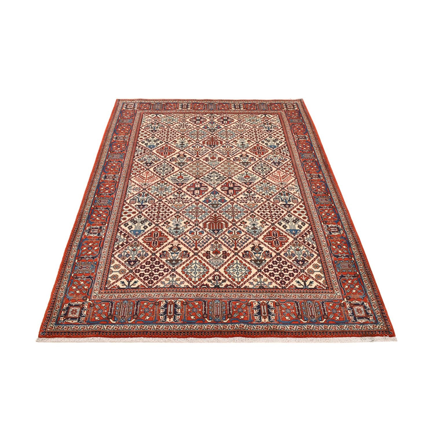 Persisk tæppe - Nomadisk - 248 x 168 cm - mørk beige