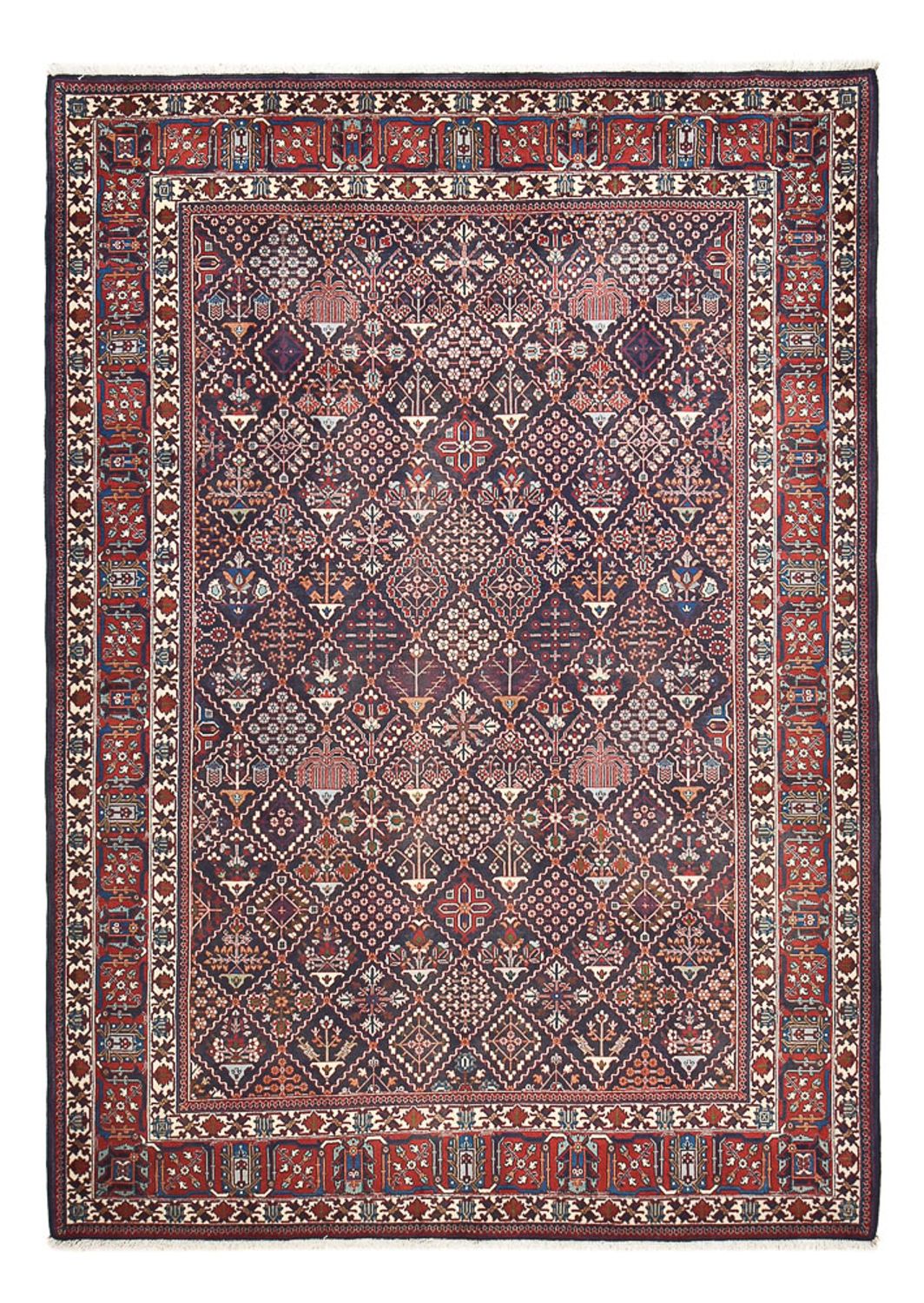 Persisk tæppe - Nomadisk - 296 x 207 cm - rust