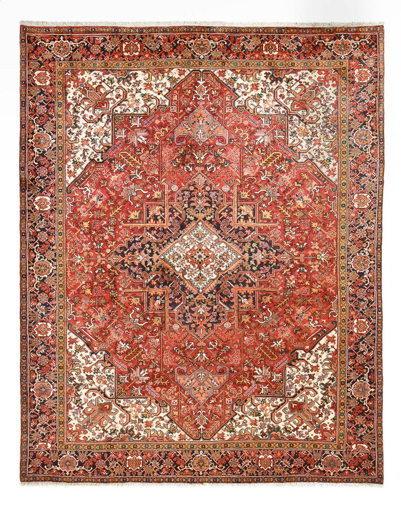 Persisk tæppe - Nomadisk - 377 x 297 cm - rød