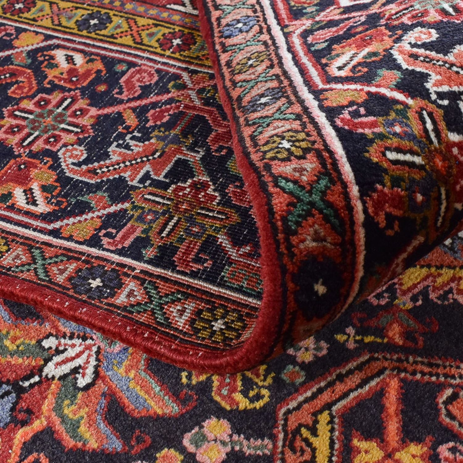 Persisk tæppe - Nomadisk - 377 x 297 cm - rød
