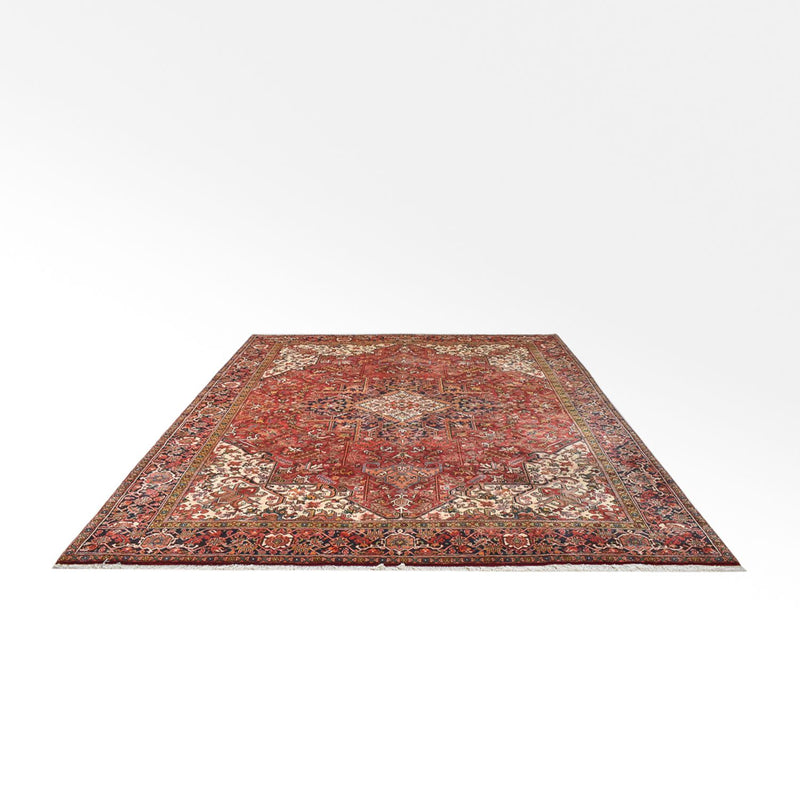 Persisk tæppe - Nomadisk - 377 x 297 cm - rød