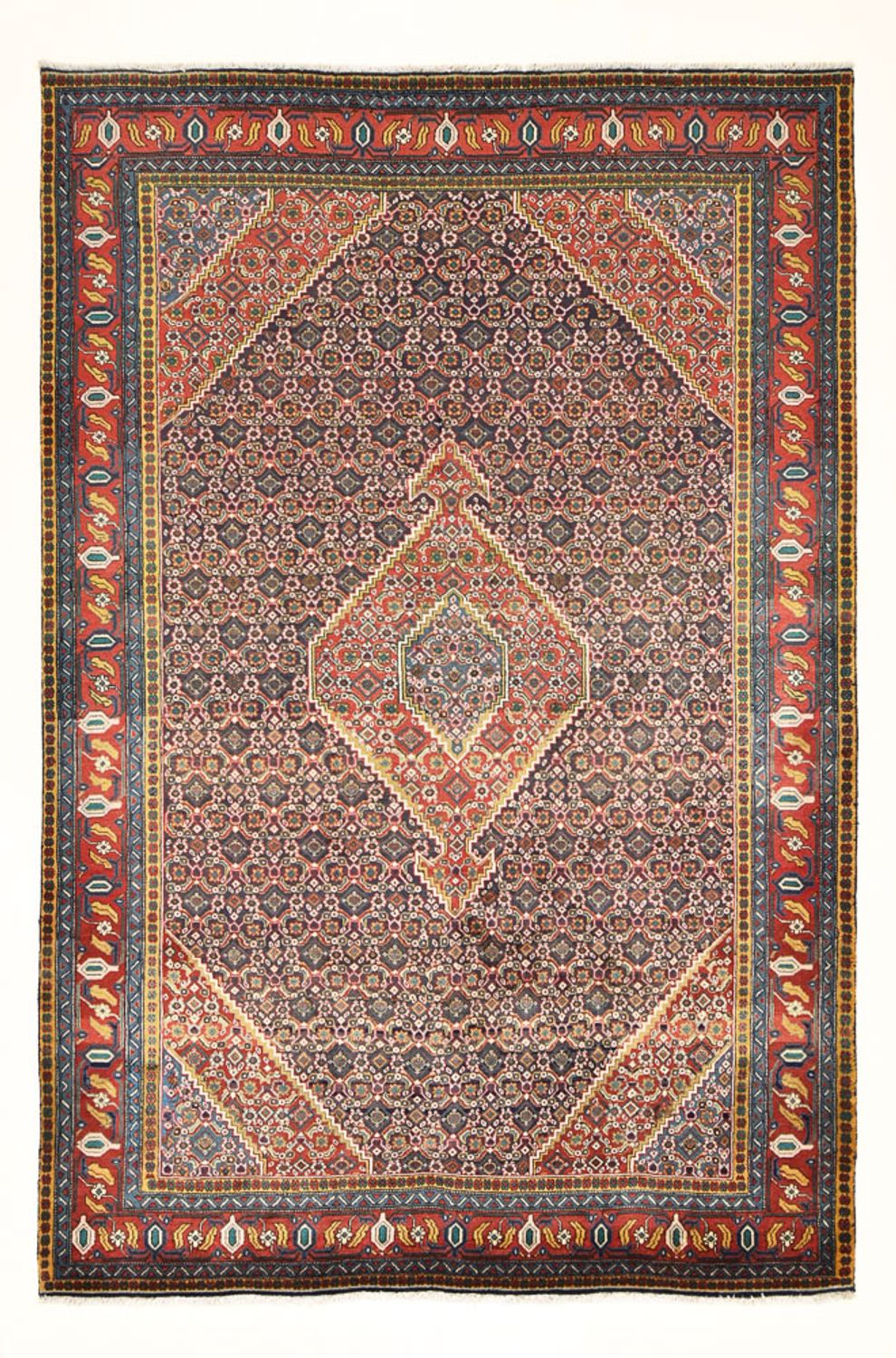 Persisk tæppe - Nomadisk - 300 x 202 cm - rust