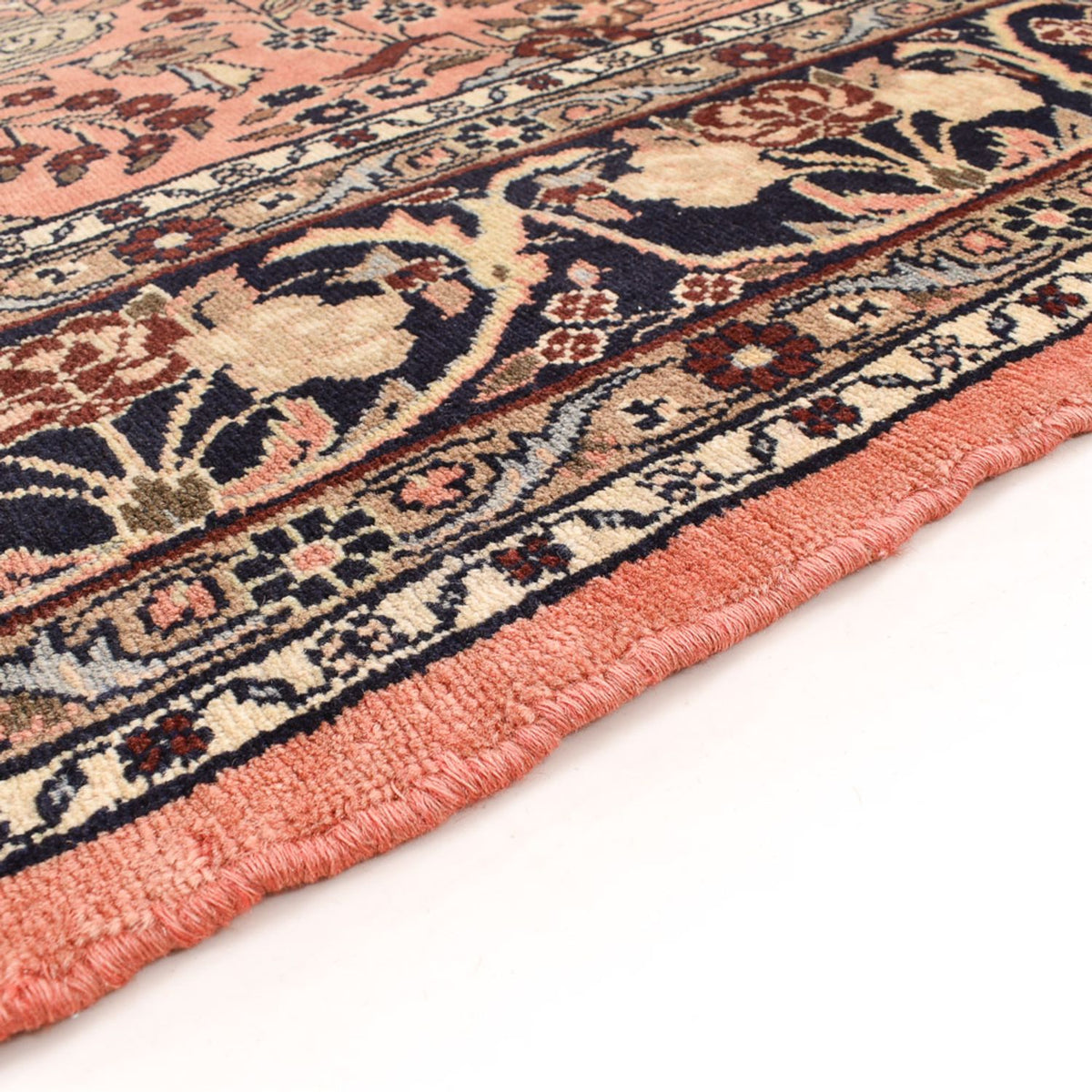 Persisk tæppe - Nomadisk - 320 x 212 cm - lysrød