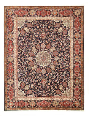 Persisk tæppe - Tabriz - Royal - 392 x 302 cm - rust