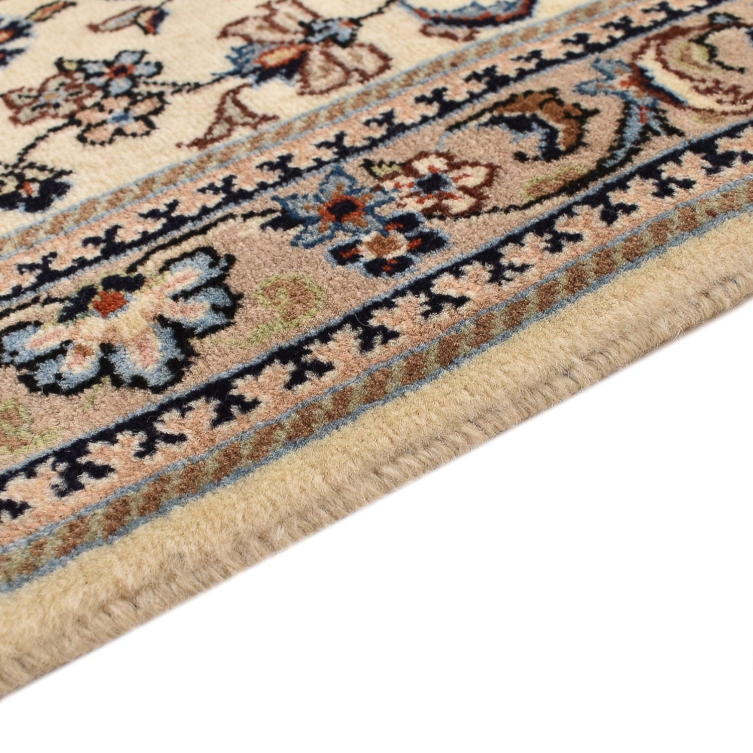 Løber Persisk tæppe - Keshan - 370 x 80 cm - beige