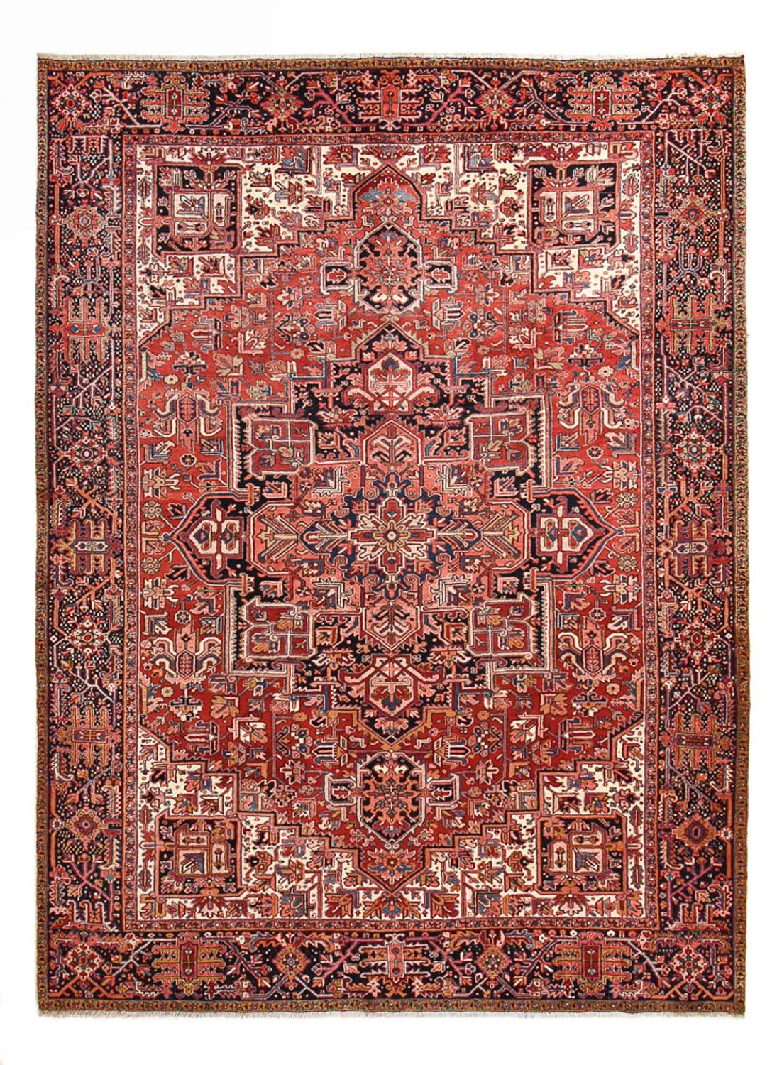Persisk tæppe - Nomadisk - 415 x 305 cm - rød