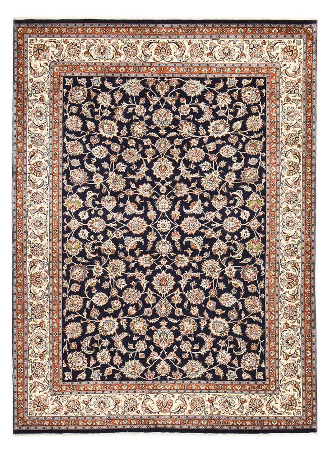 Persisk tæppe - Classic - Royal - 336 x 248 cm - mørkeblå
