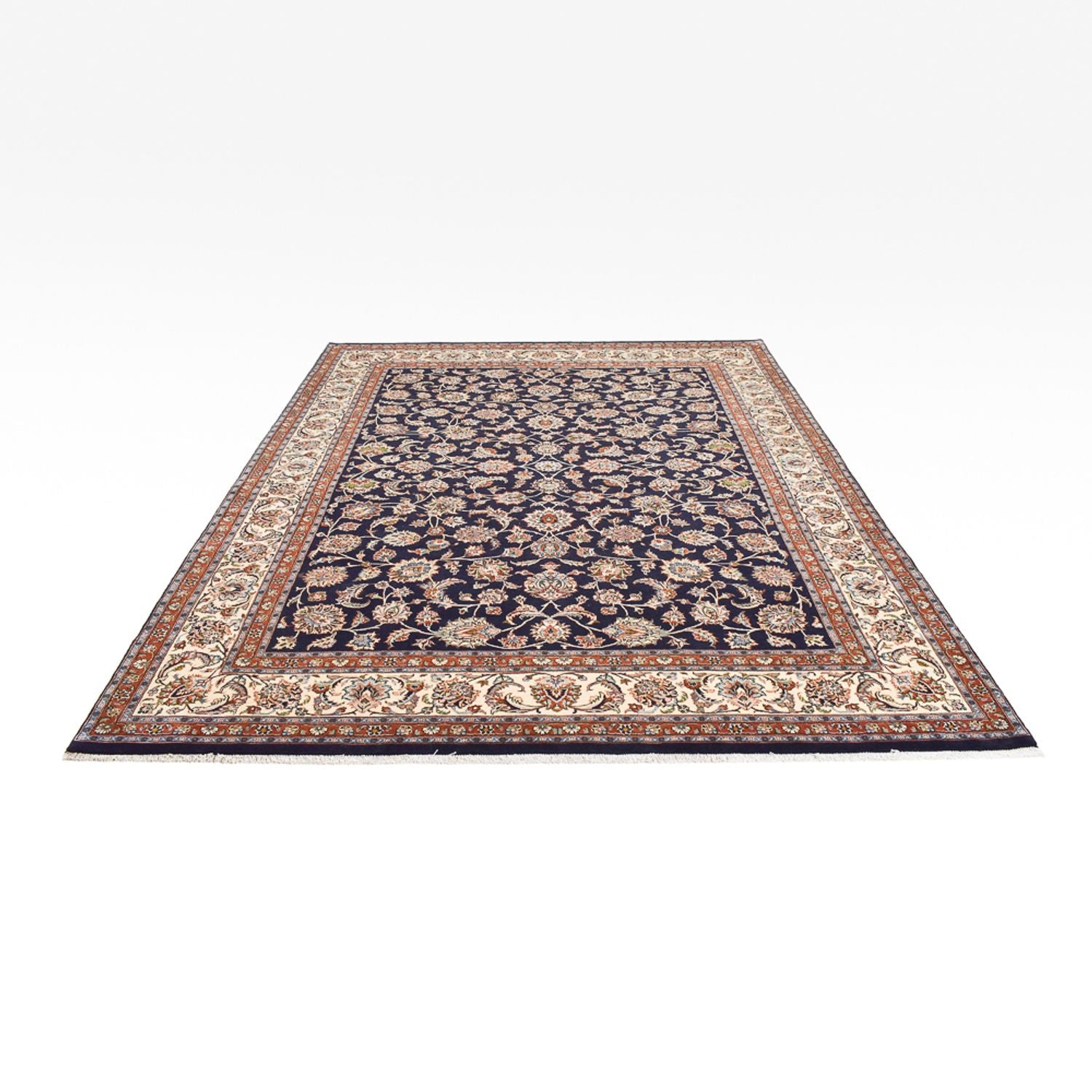 Persisk tæppe - Classic - Royal - 336 x 248 cm - mørkeblå