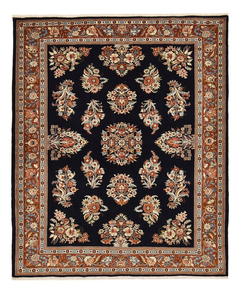 Persisk tæppe - Classic - 228 x 180 cm - mørkeblå