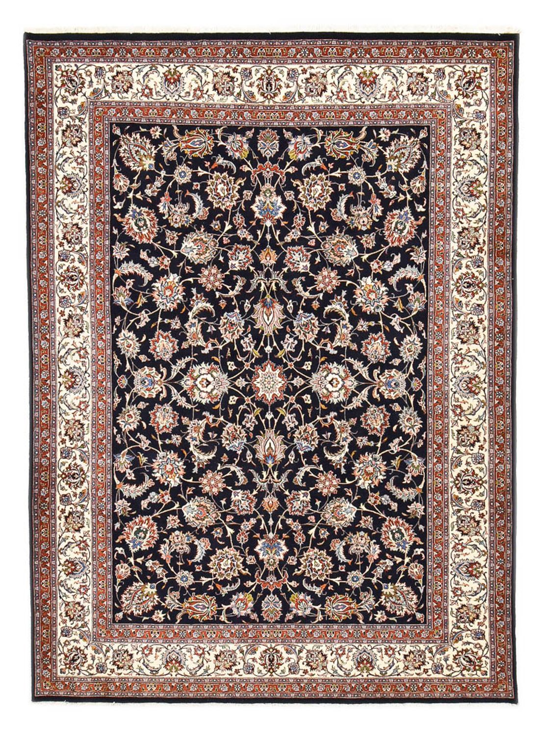 Persisk tæppe - Classic - Royal - 340 x 244 cm - mørkeblå