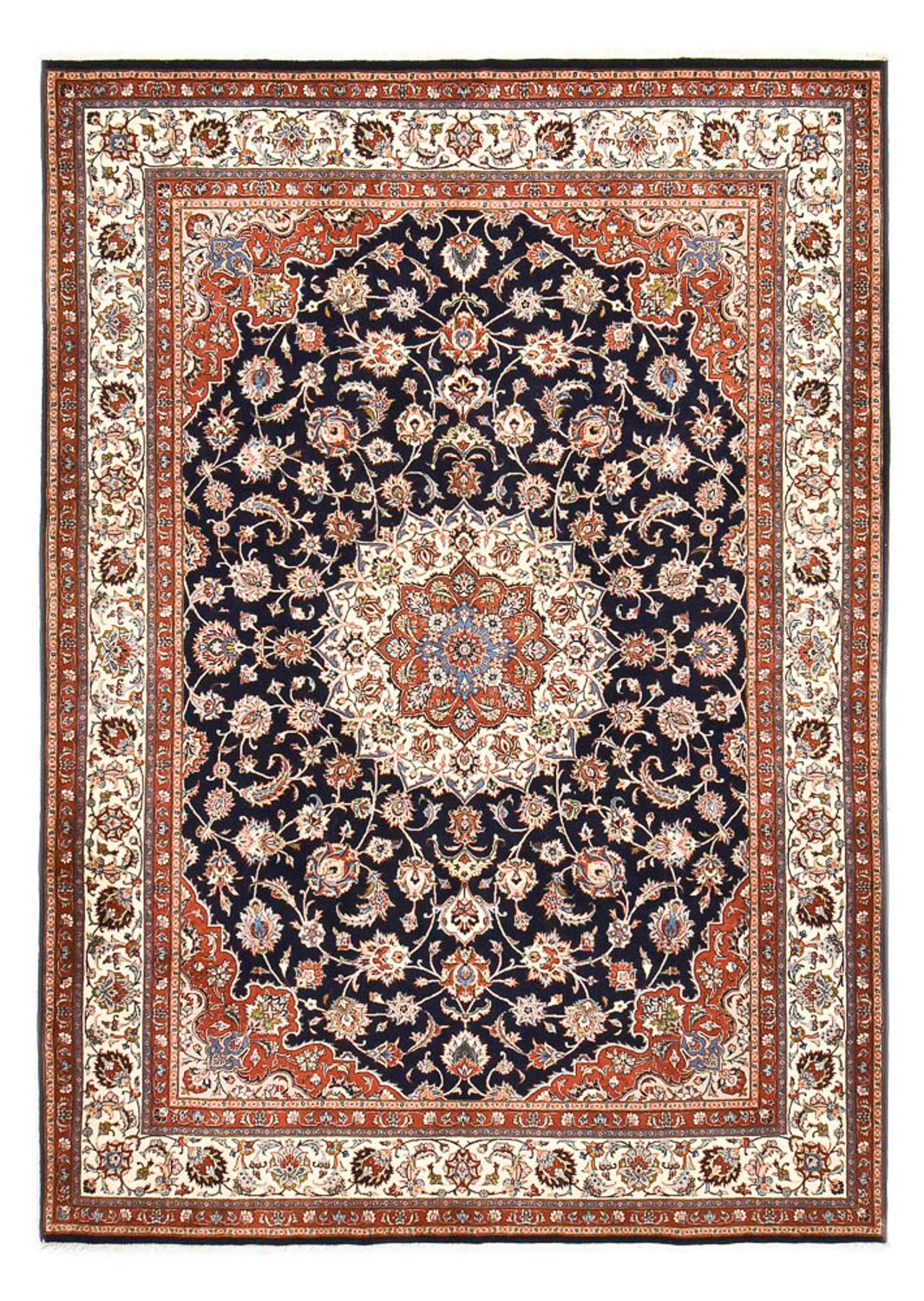 Persisk tæppe - Classic - Royal - 345 x 244 cm - mørkeblå