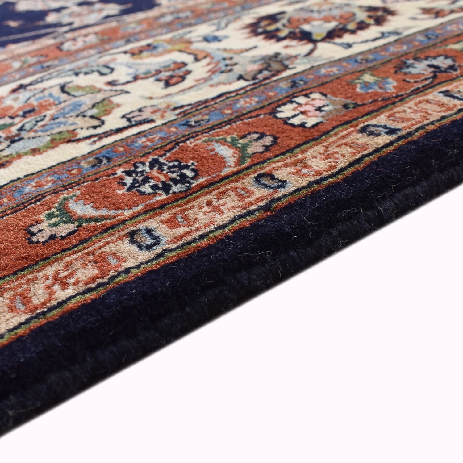 Persisk tæppe - Classic - Royal - 345 x 244 cm - mørkeblå