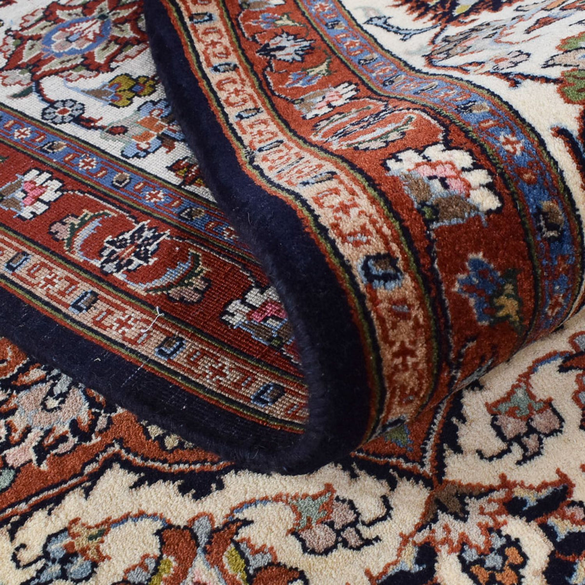 Persisk tæppe - Classic - Royal - 345 x 244 cm - mørkeblå