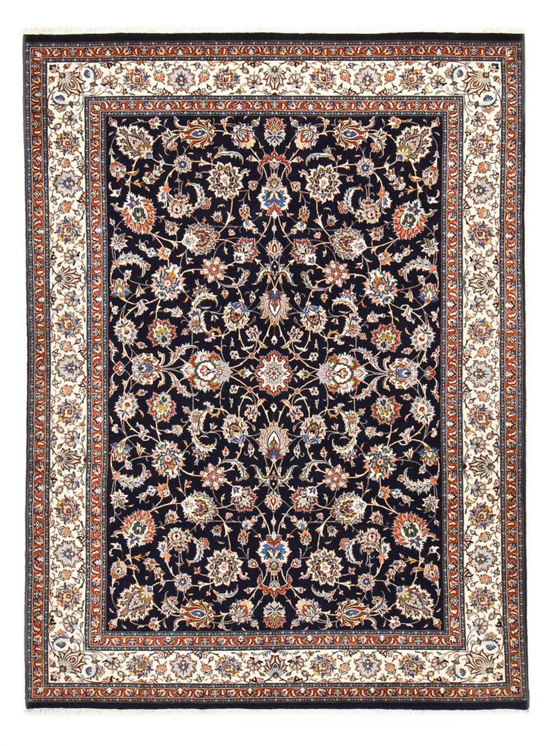 Persisk tæppe - Classic - Royal - 336 x 240 cm - mørkeblå