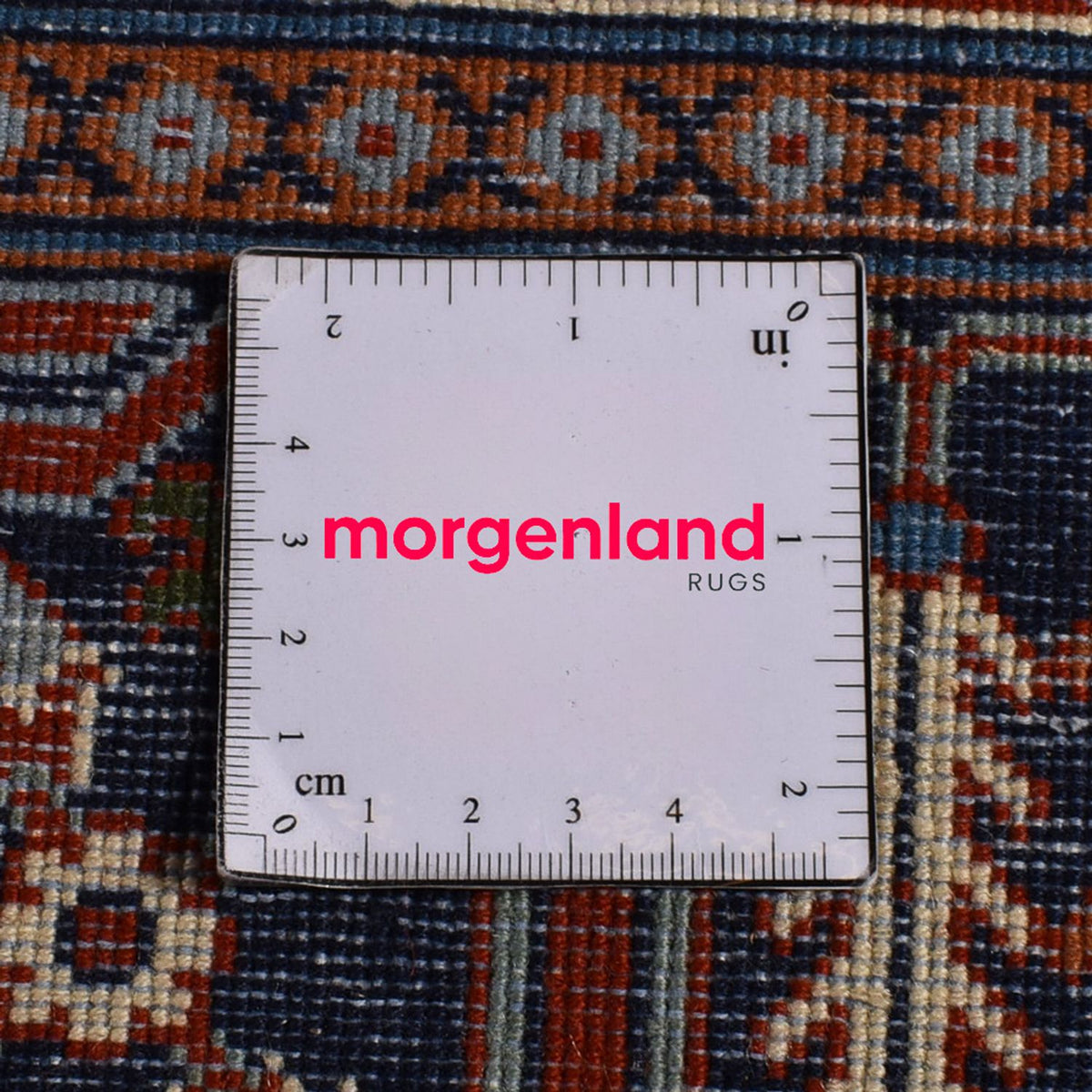 Persisk tæppe - Bijar - 298 x 217 cm - mørkerød