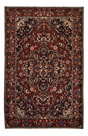 Persisk tæppe - Nomadisk - 320 x 207 cm - vin rød
