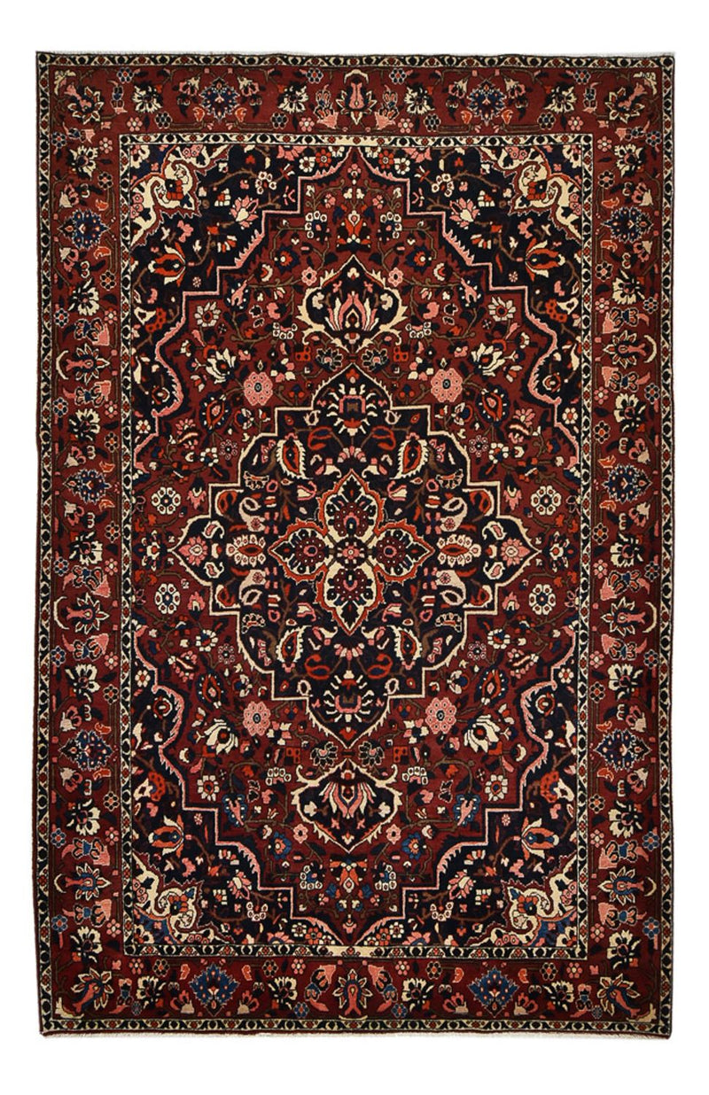 Persisk tæppe - Nomadisk - 320 x 207 cm - vin rød