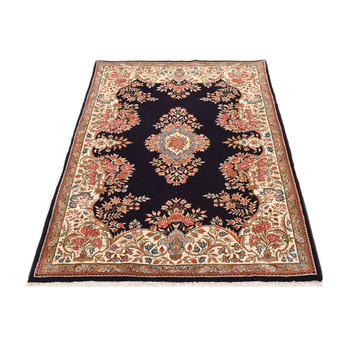 Persisk tæppe - Royal - 181 x 122 cm - mørkeblå