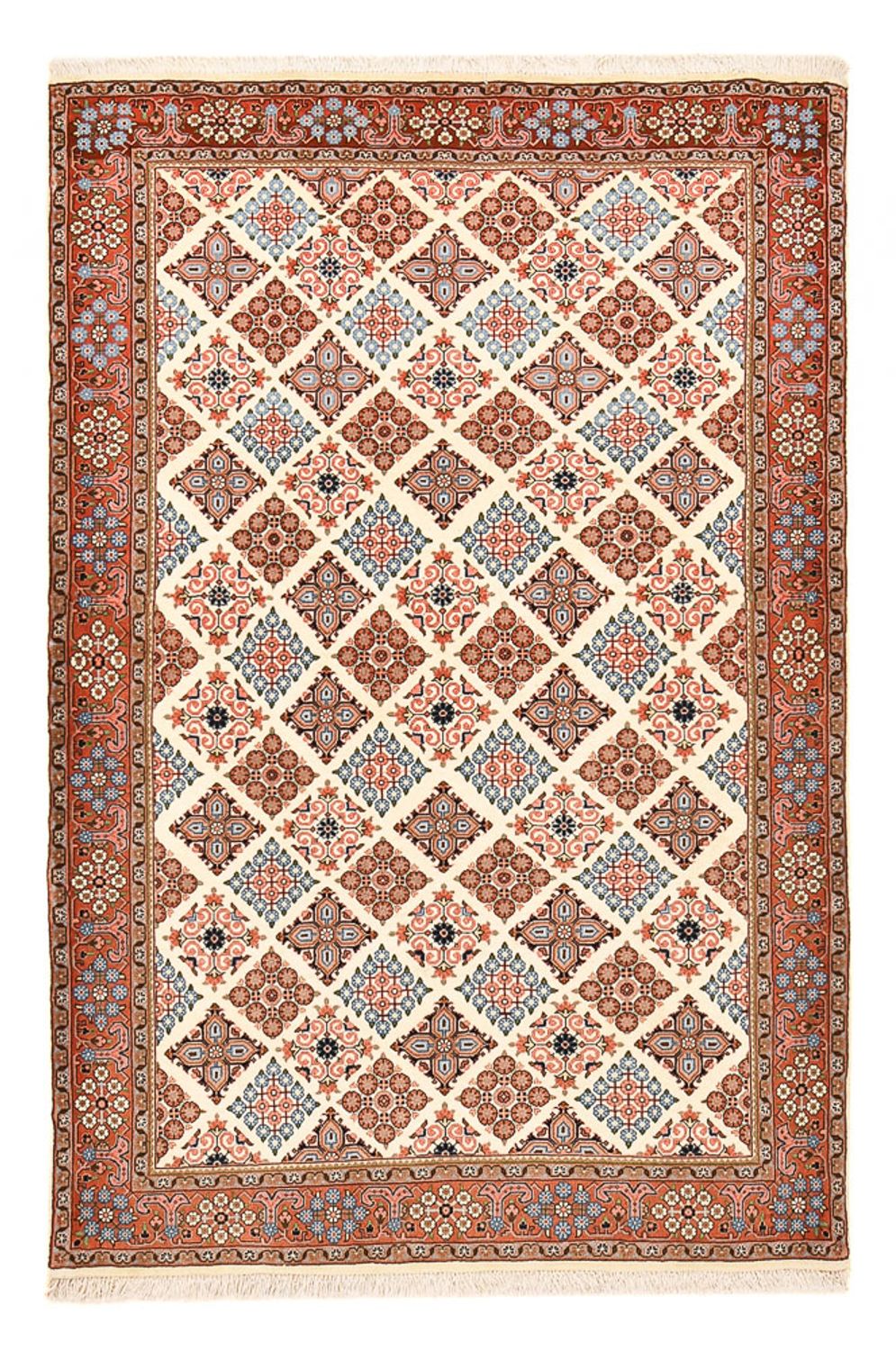 Persisk tæppe - Nomadisk - 210 x 138 cm - flerfarvet