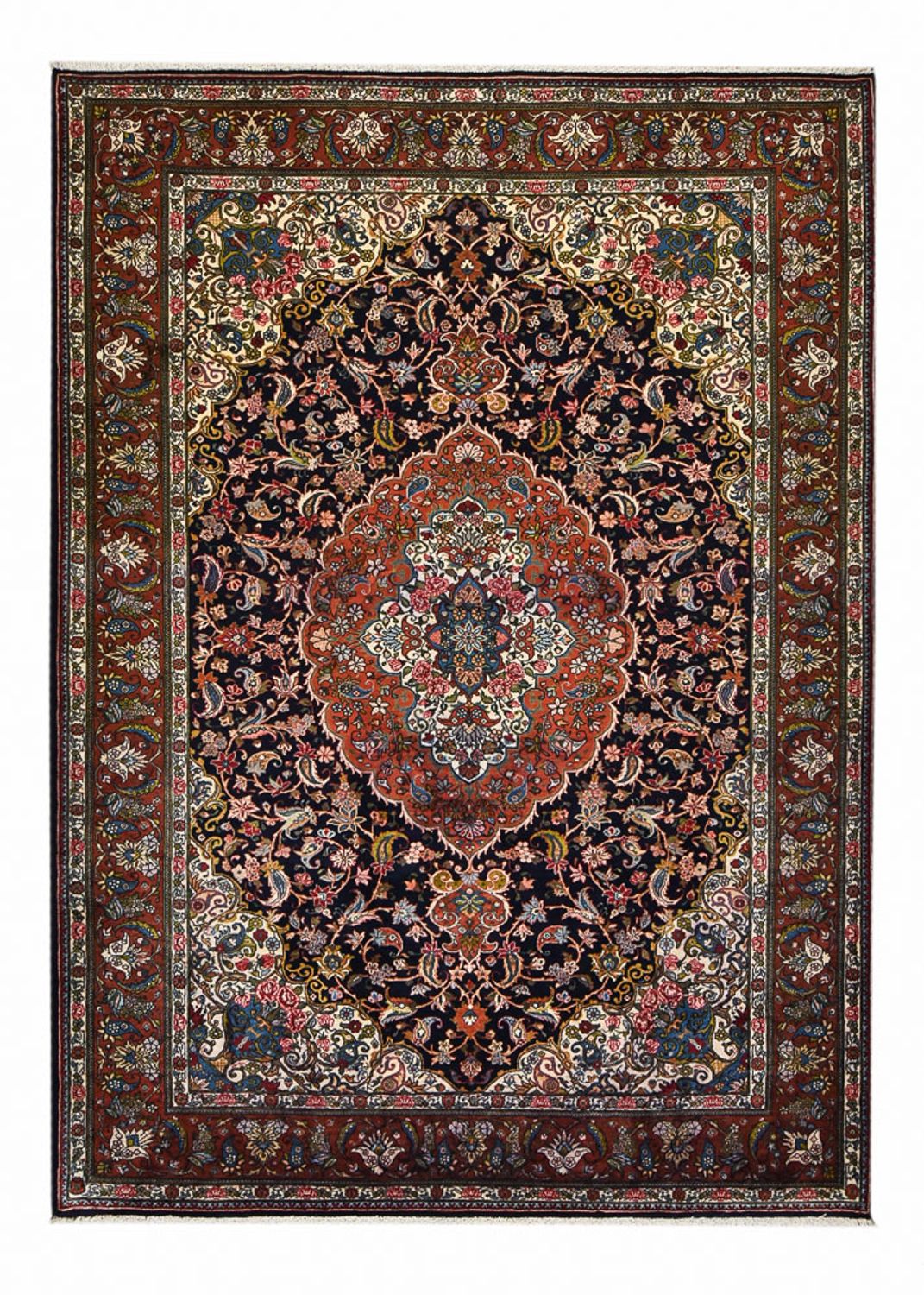 Persisk tæppe - Nomadisk - 289 x 205 cm - brun