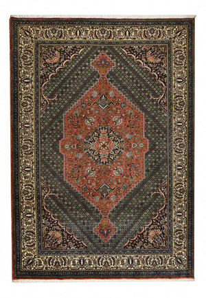 Persisk tæppe - Nomadisk - 300 x 208 cm - mørkegrøn