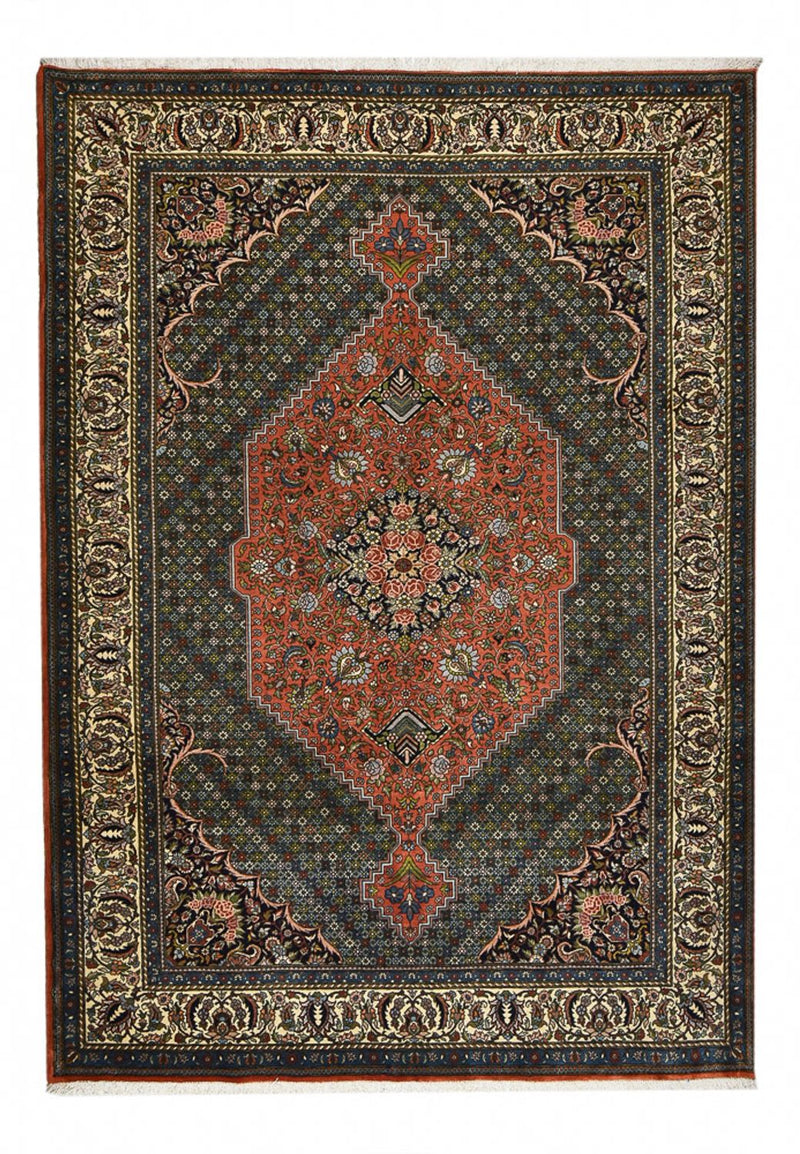 Persisk tæppe - Nomadisk - 300 x 208 cm - mørkegrøn