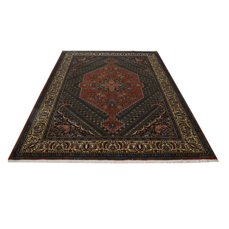 Persisk tæppe - Nomadisk - 300 x 208 cm - mørkegrøn
