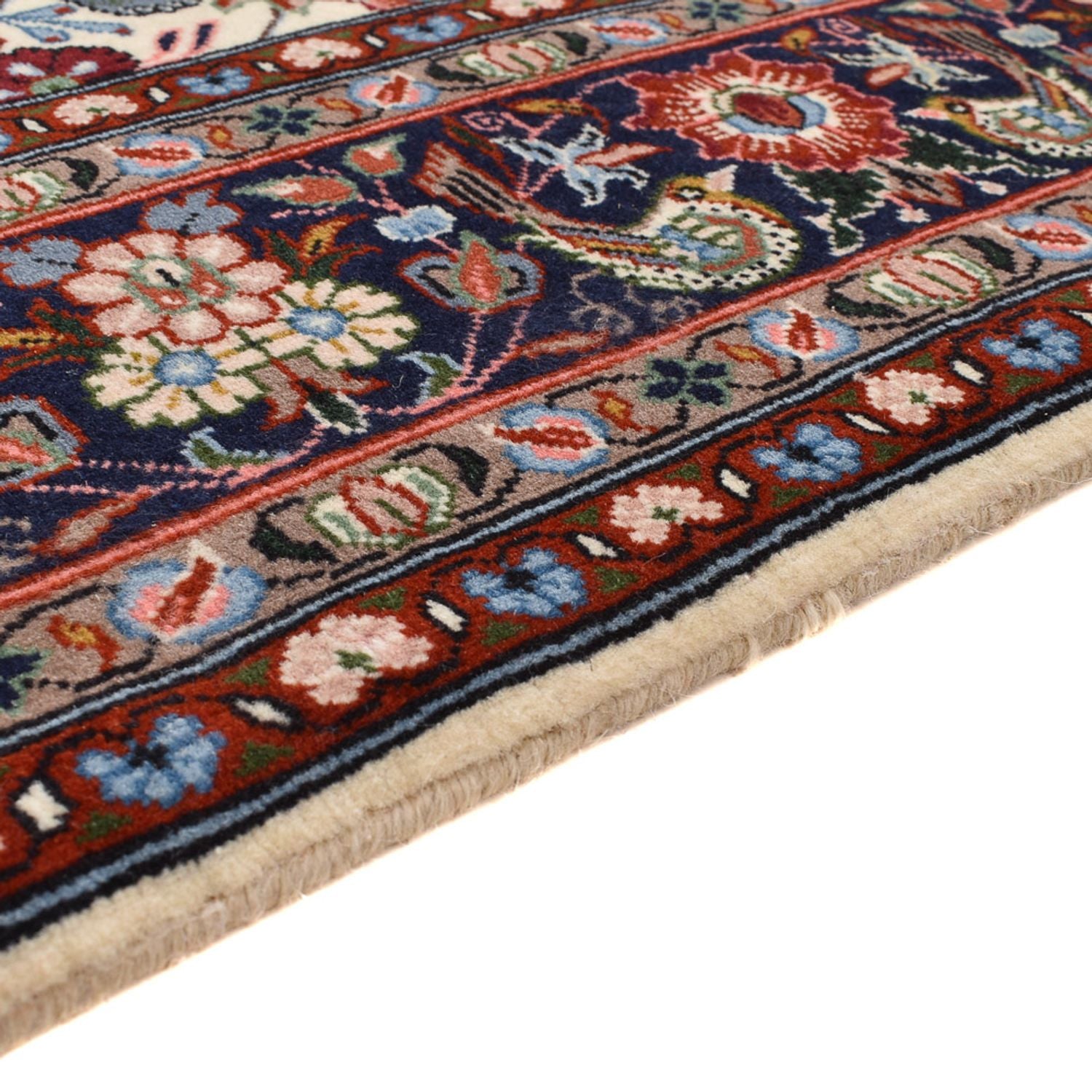Persisk tæppe - Bijar - 215 x 137 cm - creme