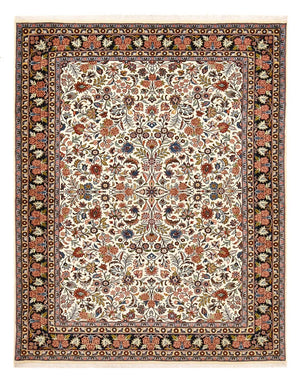 Persisk tæppe - Bijar - 233 x 178 cm - lys beige