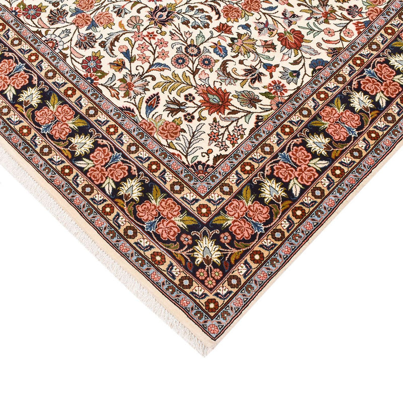 Persisk tæppe - Bijar - 233 x 178 cm - lys beige