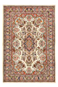 Persisk tæppe - Bijar - 204 x 138 cm - lys beige