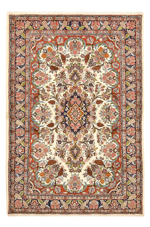 Persisk tæppe - Bijar - 204 x 138 cm - lys beige