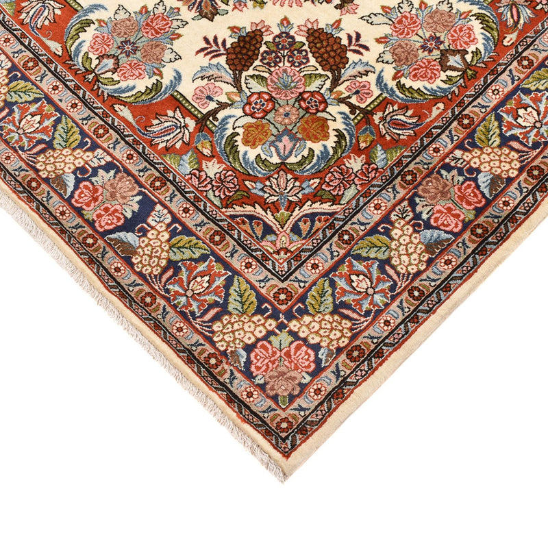 Persisk tæppe - Bijar - 204 x 138 cm - lys beige