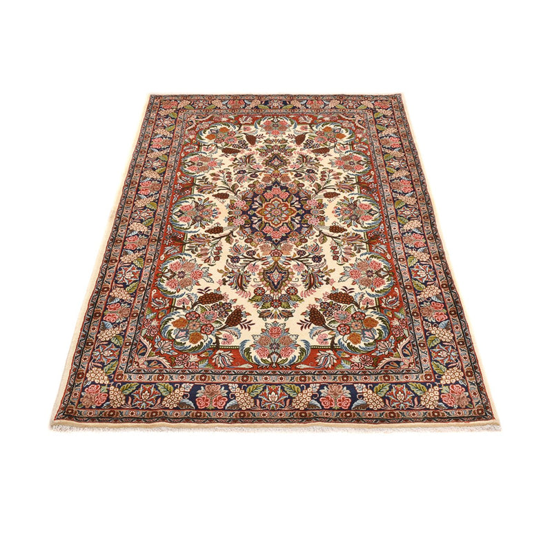 Persisk tæppe - Bijar - 204 x 138 cm - lys beige